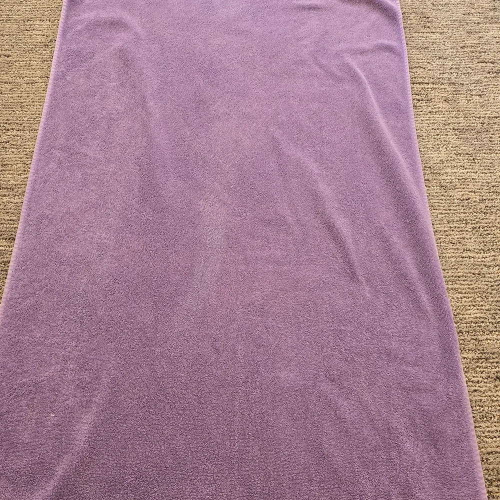 Vtg Little Miss Matched‎ Purple Towel Stars Celestial Bath Decor